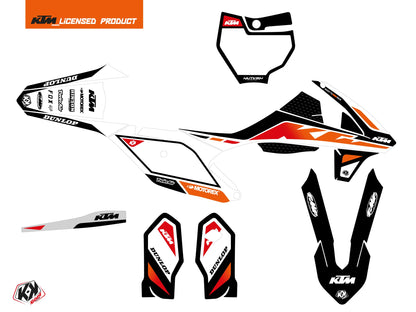 KTM 85 SX Dirt Bike Global Grafik-Kit Schwarz
