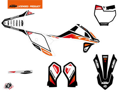 KTM SX-E 5 Dirt Bike Global Grafik-Kit Schwarz