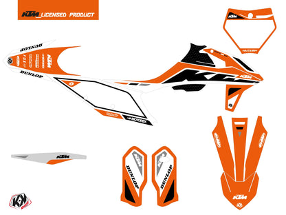 KTM 350 SXF Dirt Bike GLOBAL Grafikkit Orange