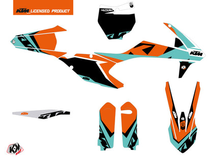 KTM 125 SX Dirt Bike Gravity Grafikkit Grün