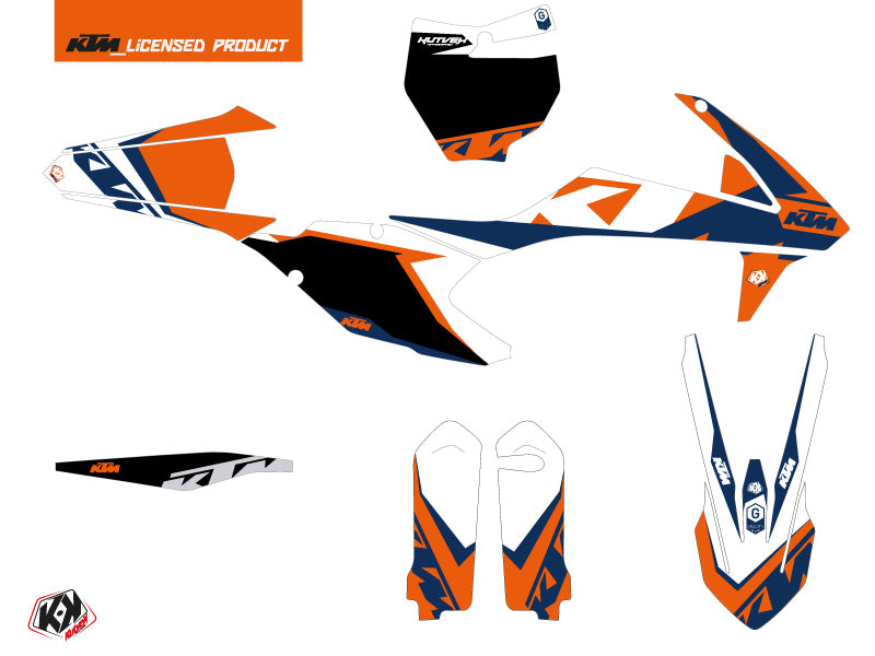 KTM 150 SX Dirt Bike Gravity Grafik-Kit Blau