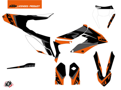 KTM 250 FREERIDE Dirt Bike Gravity Grafik-Kit Orange