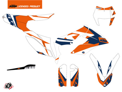 KTM 350 FREERIDE Dirt Bike Gravity Grafik-Kit Blau