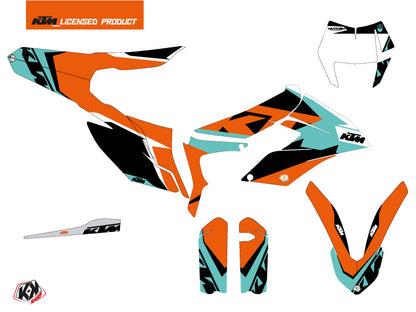 KTM 350 FREERIDE Dirt Bike Gravity Grafik-Kit Grün