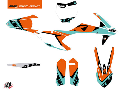 KTM 350 SXF Dirt Bike Gravity Grafik-Kit Grün