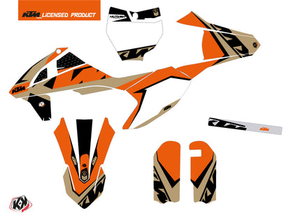 KTM 50 SX Dirt Bike Gravity Grafikkit Orange Sand
