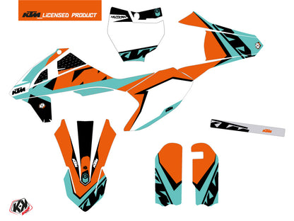 KTM 50 SX Dirt Bike Gravity Grafikkit Grün