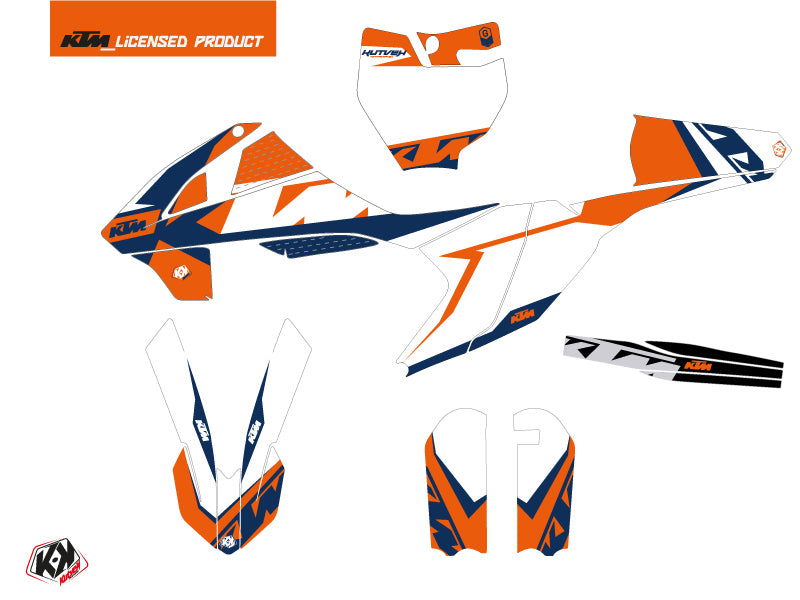 KTM 65 SX Dirt Bike Gravity Grafikkit Blau