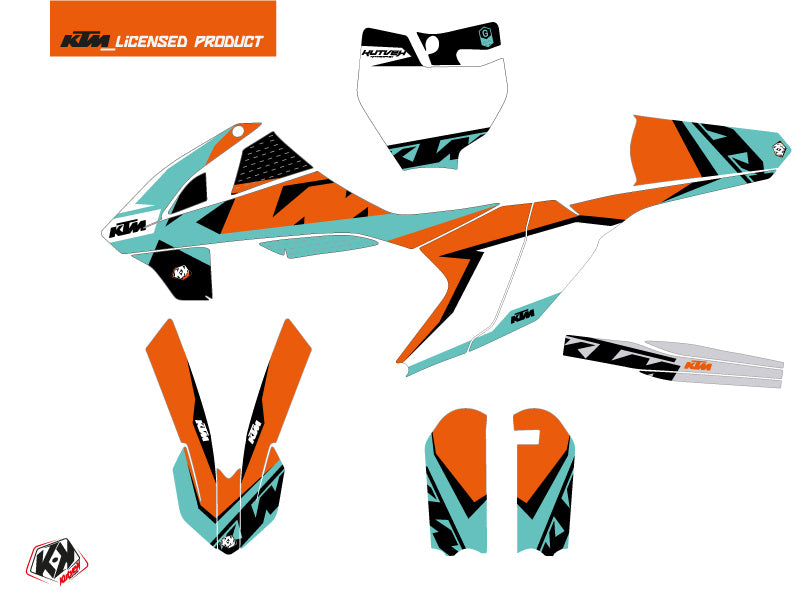 KTM 65 SX Dirt Bike Gravity Grafikkit Grün