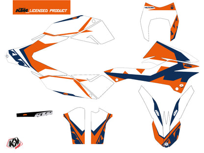 KTM 690 ENDURO R Dirt Bike Gravity Grafik-Kit Blau