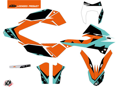 KTM 690 ENDURO R Dirt Bike Gravity Grafik-Kit Grün
