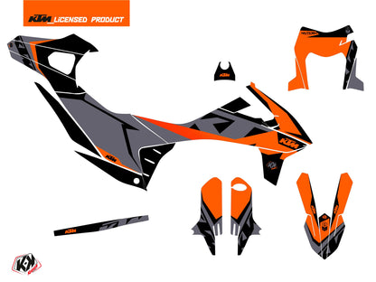 KTM 690 SMC R Straßenmotorrad Gravity Grafik-Kit Grau