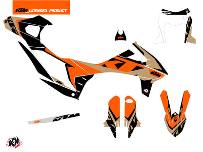 KTM 690 SMC R Street Bike Gravity Grafik-Kit Orange Sand