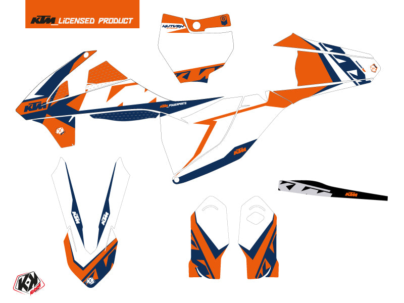 KTM 85 SX Dirt Bike Gravity Grafikkit Blau