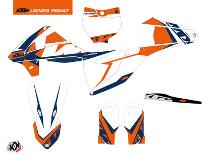 KTM 85 SX Dirt Bike Gravity Grafikkit Blau