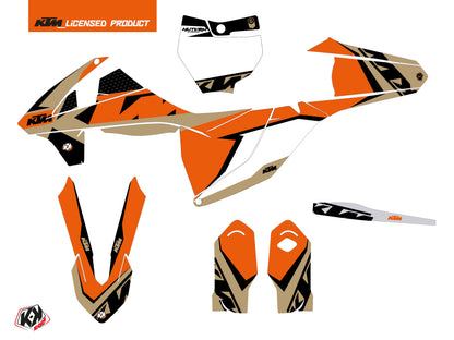 KTM 85 SX Dirt Bike Gravity Grafikkit Orange Sand