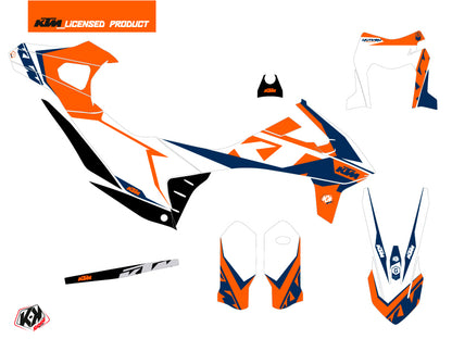 KTM 690 ENDURO R Straßenmotorrad Gravity Grafik-Kit Blau