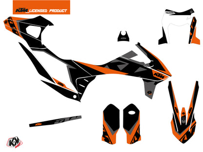 KTM 690 ENDURO R Straßenmotorrad Gravity Grafik-Kit Orange