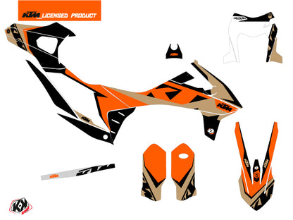 KTM 690 ENDURO R Dirt Bike Gravity Grafik-Kit Orange Sand