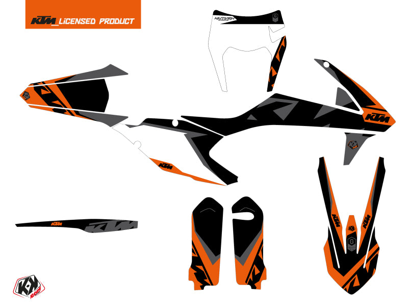 KTM EXC-EXCF Dirt Bike Gravity Grafikset Orange