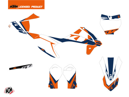 KTM SX-E 5 Dirt Bike Gravity Grafikkit Blau