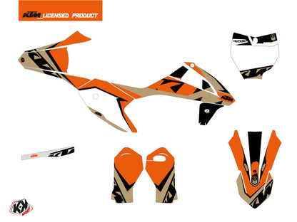KTM SX-E 5 Dirt Bike Gravity Grafik-Kit Orange Sand