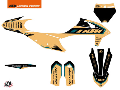KTM 250 SXF Dirt Bike Keystone Grafik-Kit Sand