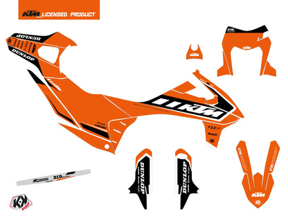 KTM 690 SMC R Dirt Bike Keystone Grafikkit Orange