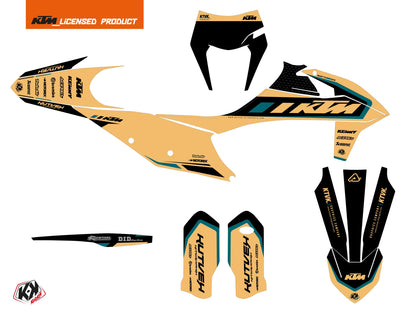 KTM EXC-EXCF Dirt Bike Keystone Grafik-Kit Sand