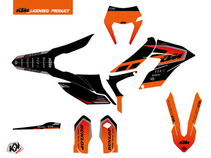 KTM 250 FREERIDE Dirt Bike Keystone Grafikkit Schwarz
