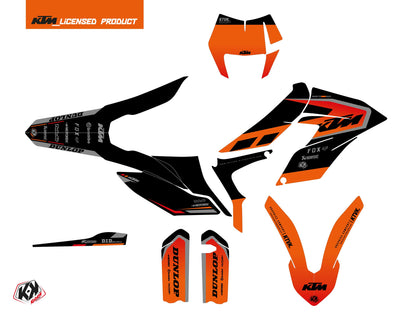 KTM 350 FREERIDE Dirt Bike Keystone Grafik-Kit Schwarz