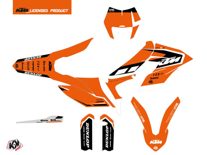 KTM 350 FREERIDE Dirt Bike Keystone Grafikkit Orange