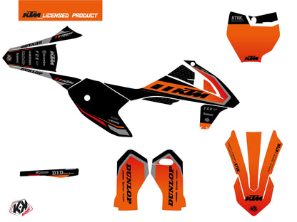 KTM 50 SX Dirt Bike Global Keystone Kit Schwarz