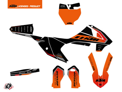 KTM 65 SX Dirt Bike Keystone Grafikkit Schwarz
