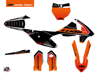 KTM 85 SX Dirt Bike Keystone Grafikkit Schwarz