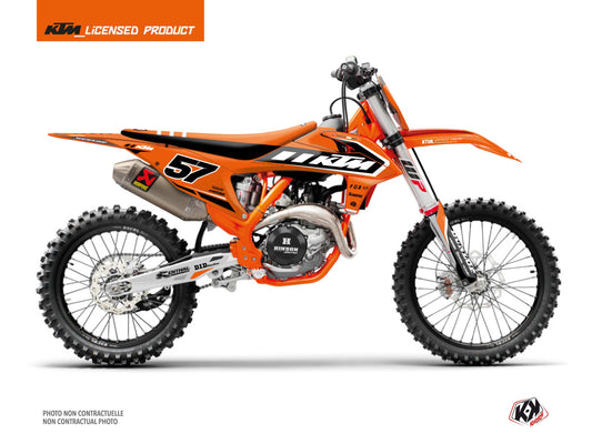 KTM 450 SXF Dirt Bike Keystone Graphic Kit Orange