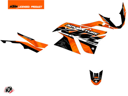 KTM 1190 Adventure R Straßenmotorrad Kombat Grafikkit Orange