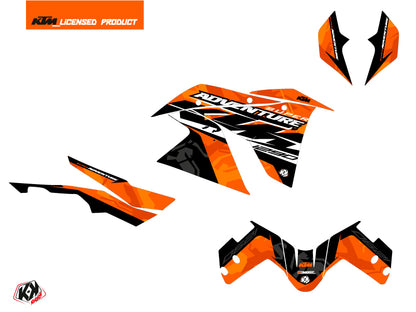 KTM 1290 Super Adventure S Street Bike Kombat Grafikkit Orange