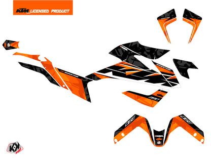 KTM 390 Adventure Street Bike Kombat Grafikkit Orange