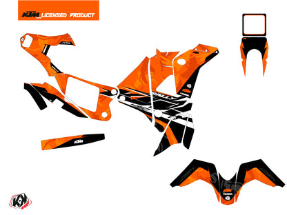 KTM 450 Rally Dirtbike Kombat Grafikkit Orange