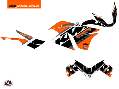 KTM 1090 Adventure Street Bike Kontrol Grafikkit Orange