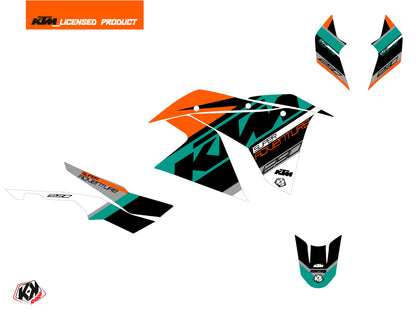 KTM 1290 Super Adventure R Street Bike Kontrol Grafikkit Orange Weiß