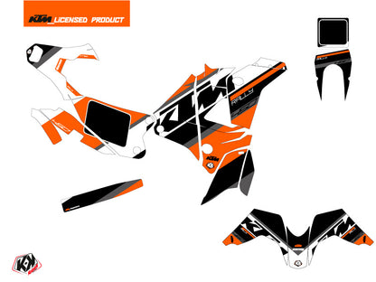 KTM 450 Rally Dirtbike Kontrol Grafikkit Orange