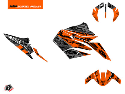 KTM Duke 790 Street Bike Krav Grafikkit Orange Schwarz