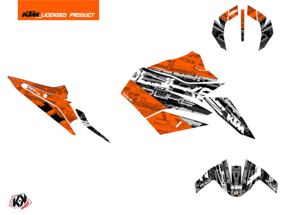 KTM Duke 890 Street Bike Krav Grafikkit Schwarz Orange