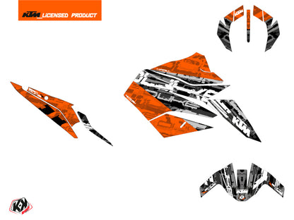 KTM Duke 890 R Street Bike Krav Grafikkit Schwarz Orange