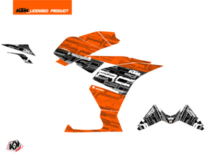 KTM 390 RC Street Bike Krav Grafikkit Schwarz Orange