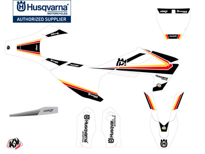 Husqvarna TC 85 Dirt Bike Legacy Grafikset Schwarz Gelb