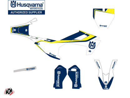 Husqvarna EE-5 Dirt Bike Legend Grafik-Kit Blau