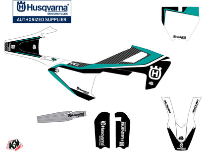 Husqvarna TC 65 Dirt Bike Legend Grafik-Kit Türkis